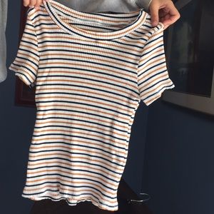 Striped crop top